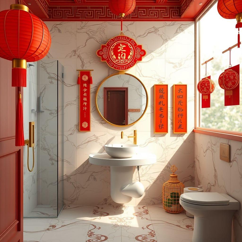 Chinese New Year Bathroom design example 4