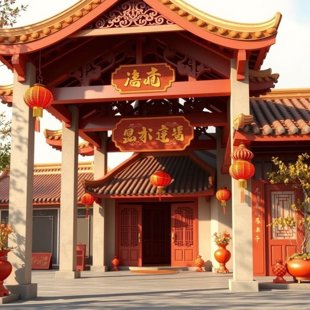 Chinese New Year Carport design example 4