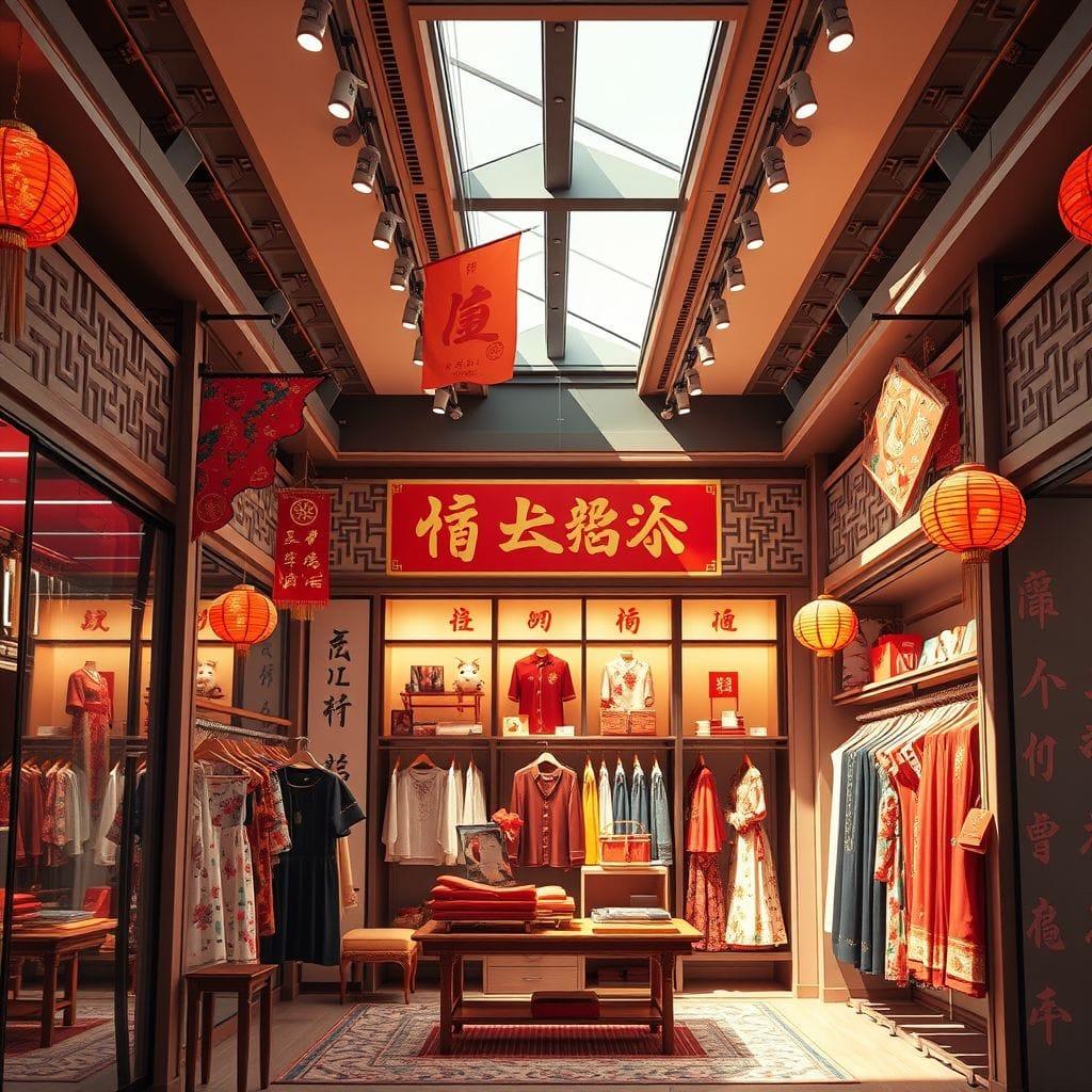 Chinese New Year Clothing Store design example 1