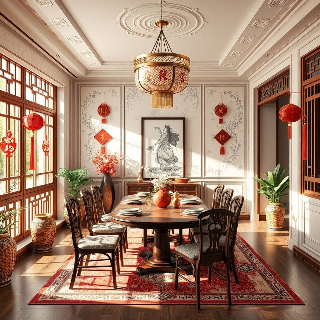 Chinese New Year Dining Room design example 2