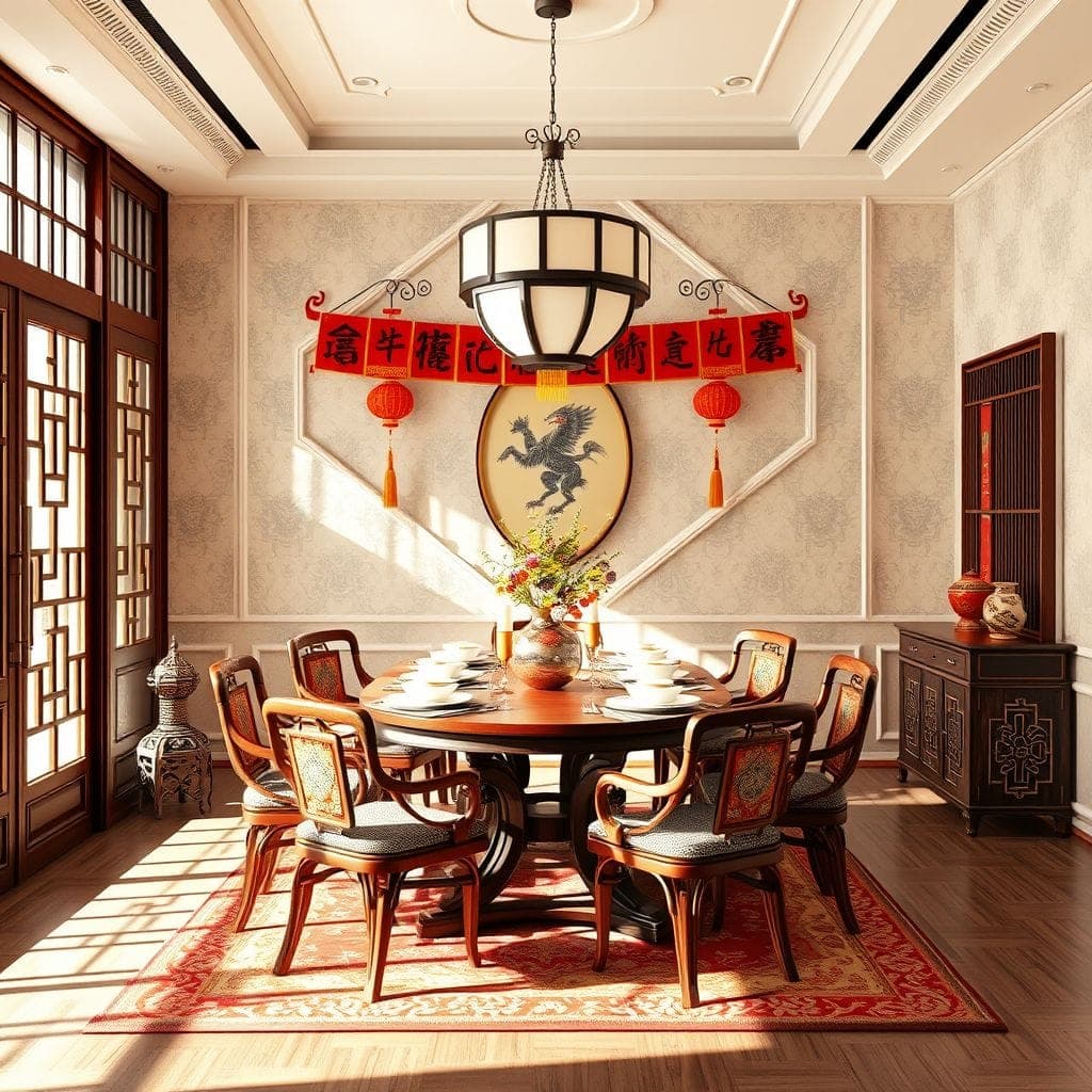 Chinese New Year Dining Room design example 3