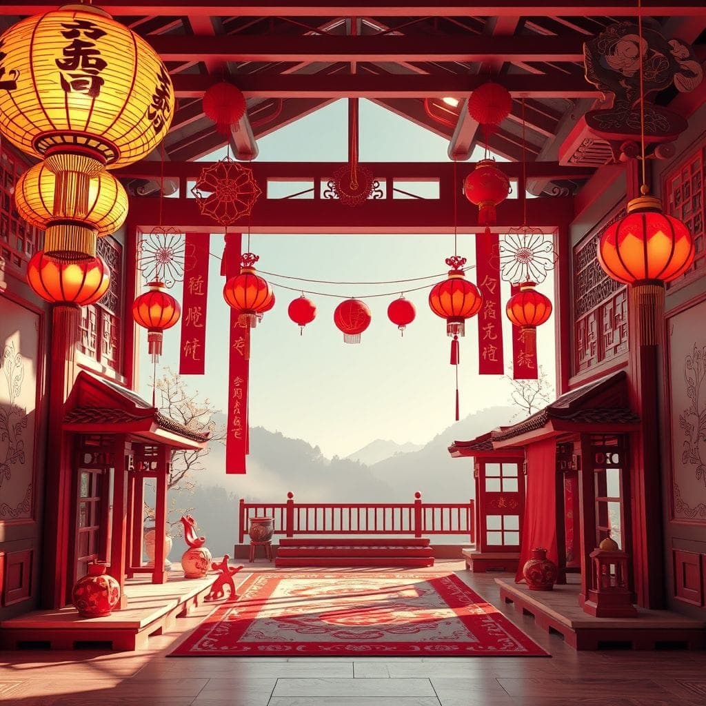 Chinese New Year Drop Zone design example 2