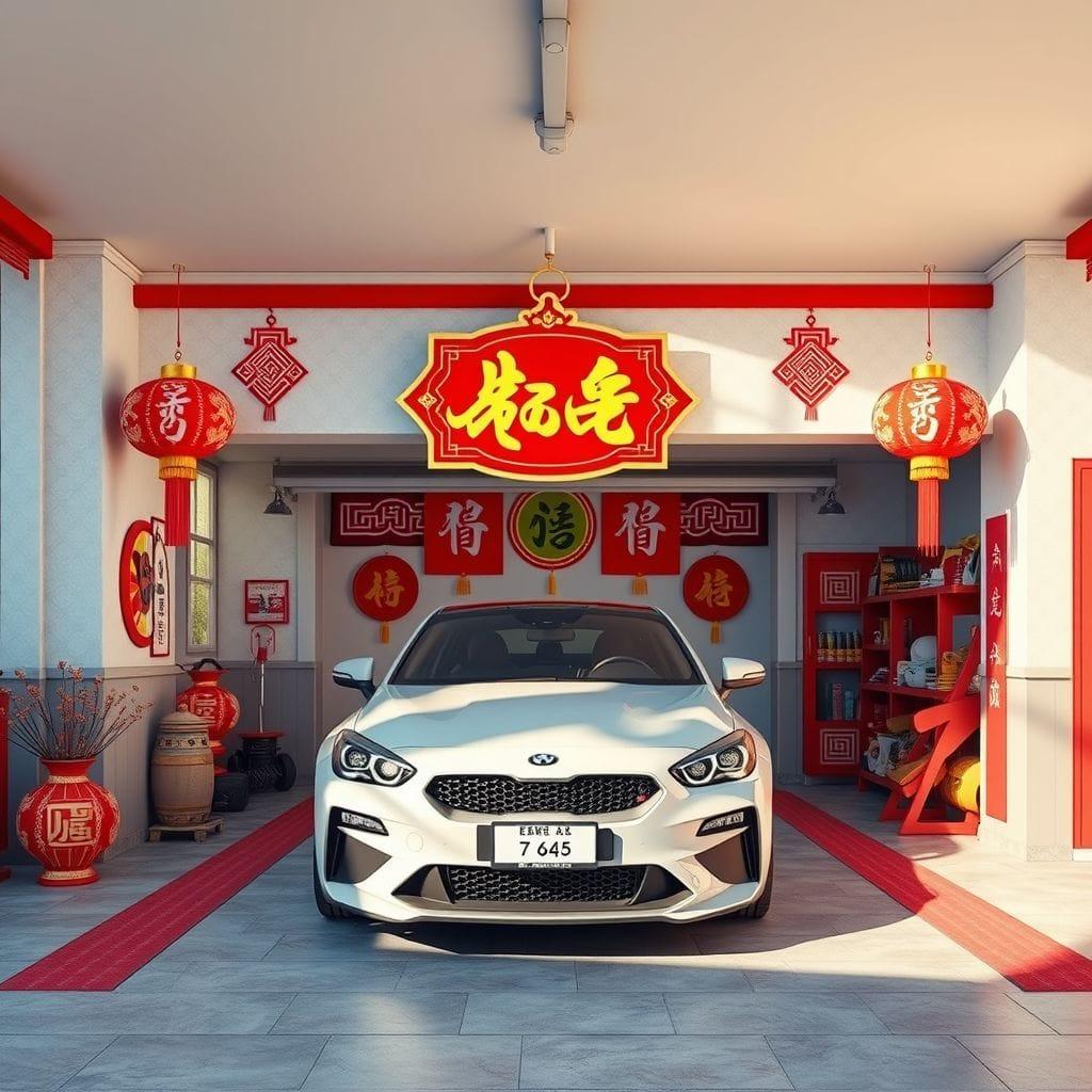 Chinese New Year Garage design example 1