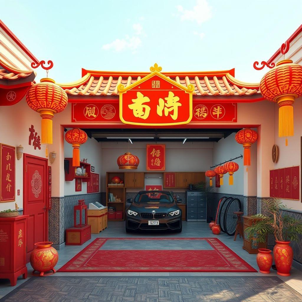 Chinese New Year Garage design example 2