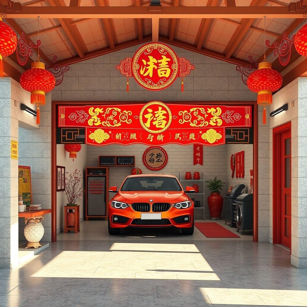Chinese New Year Garage design example 4