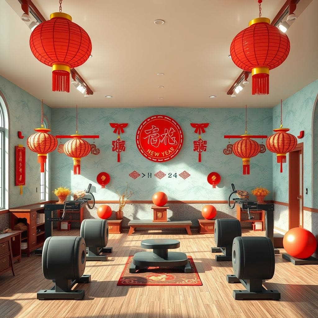 Chinese New Year Gym design example 1