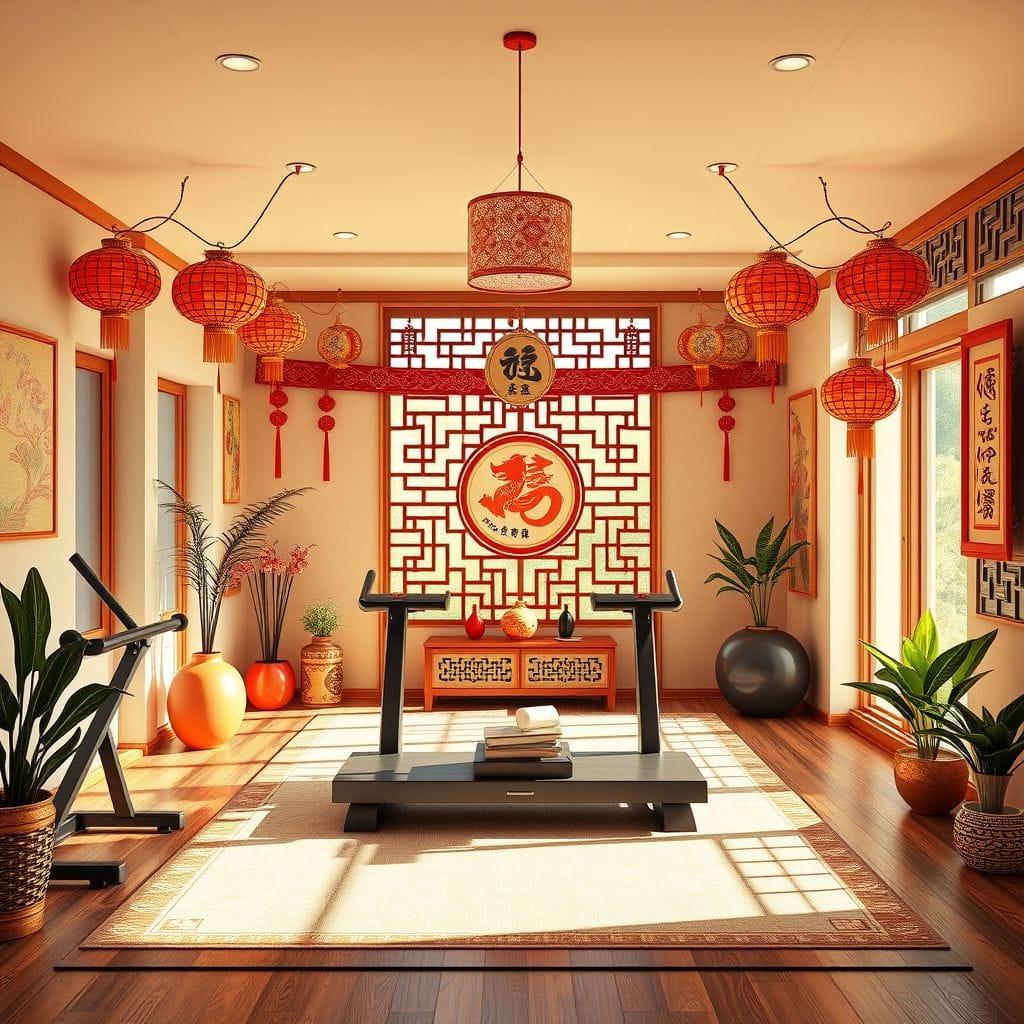 Chinese New Year Home Gym design example 1
