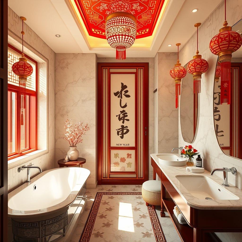 Chinese New Year Hotel Bathroom design example 1