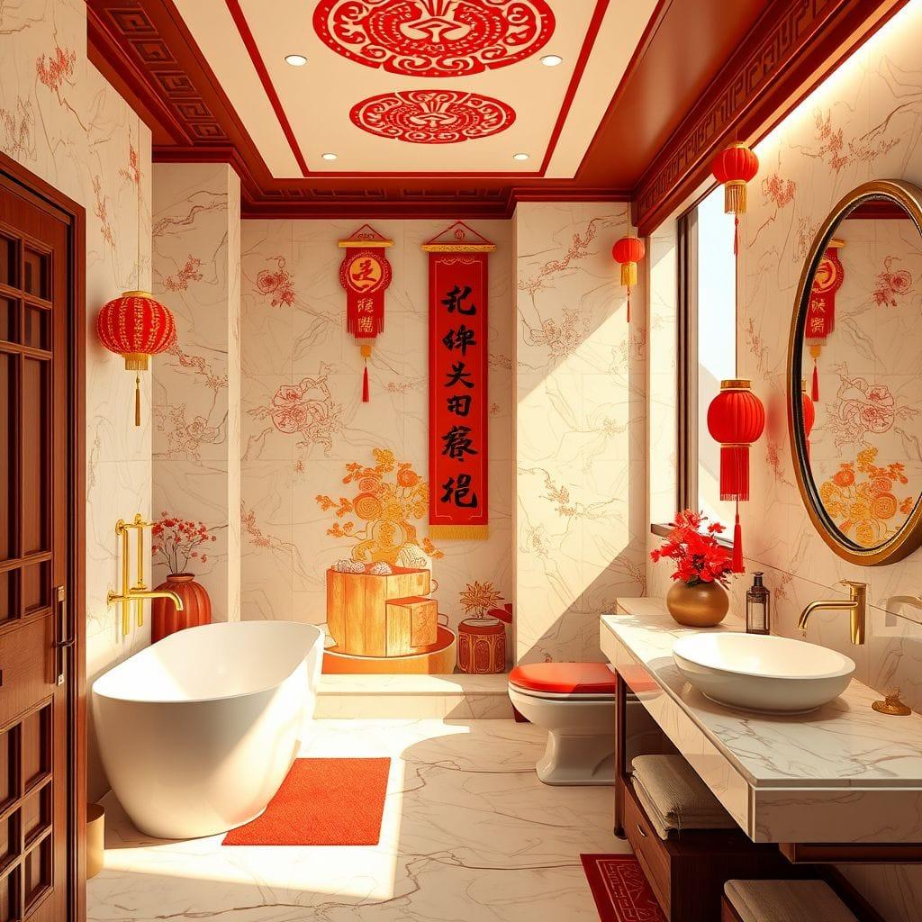 Chinese New Year Hotel Bathroom design example 2