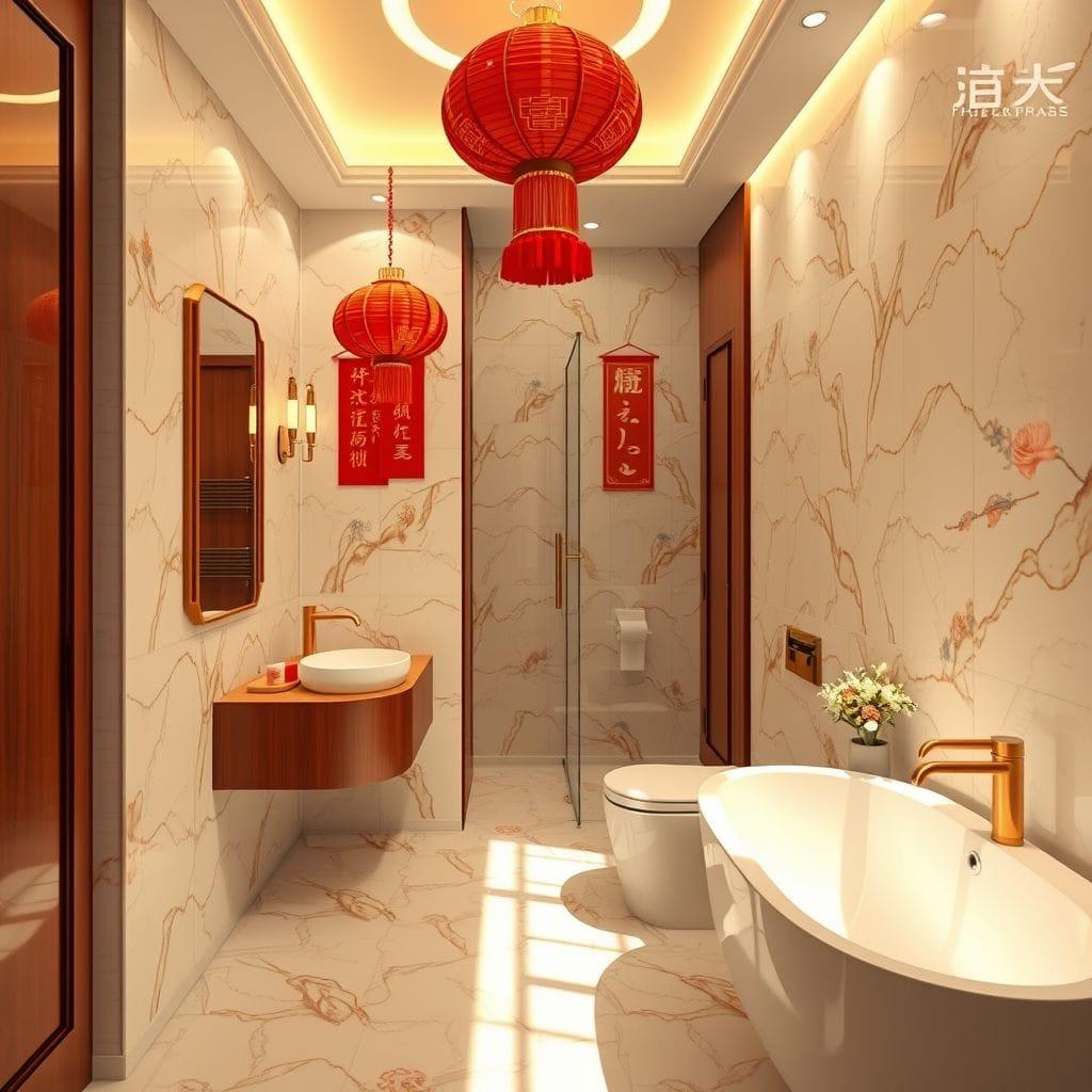 Chinese New Year Hotel Bathroom design example 4