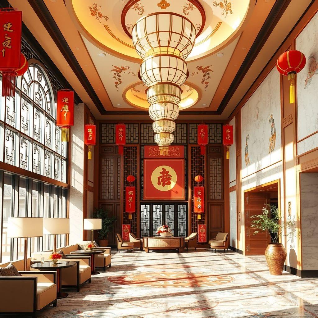 Chinese New Year Hotel Lobby design example 1