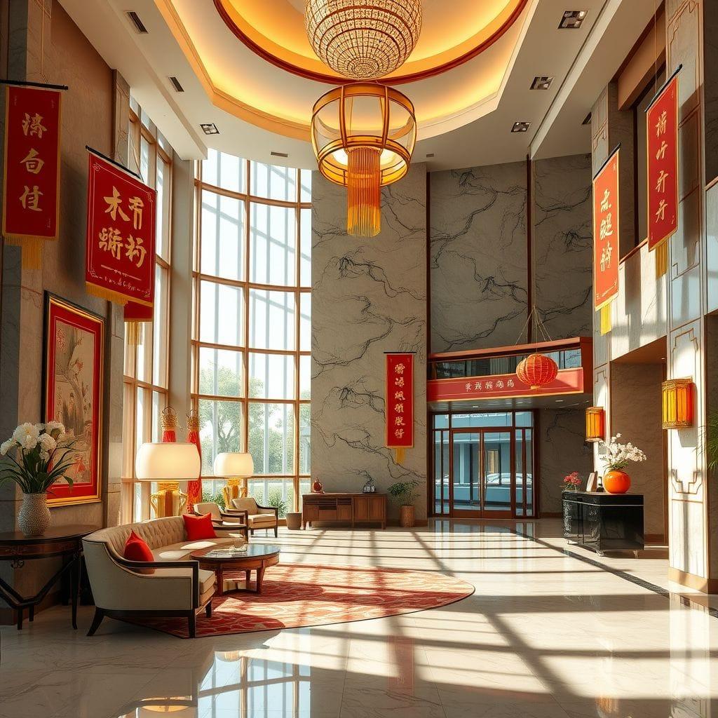 Chinese New Year Hotel Lobby design example 2