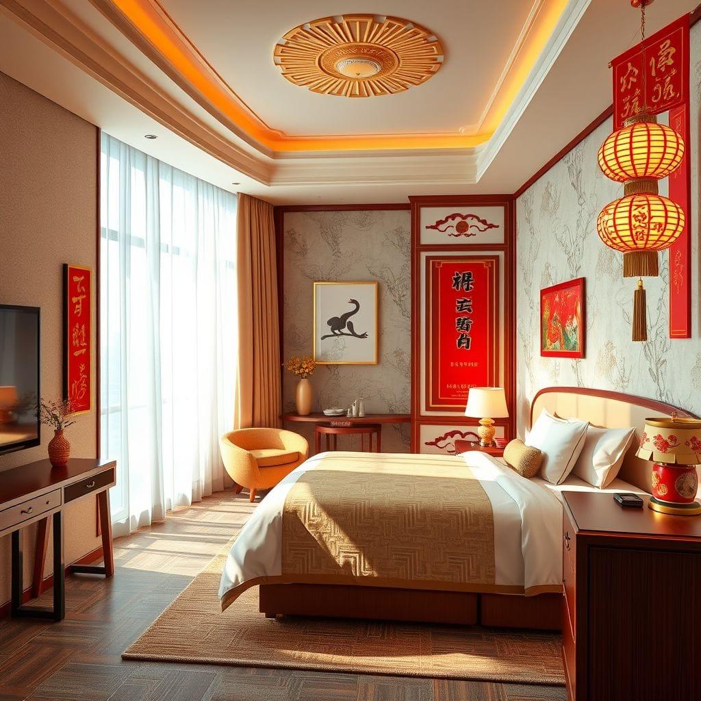 Chinese New Year Hotel Room design example 2