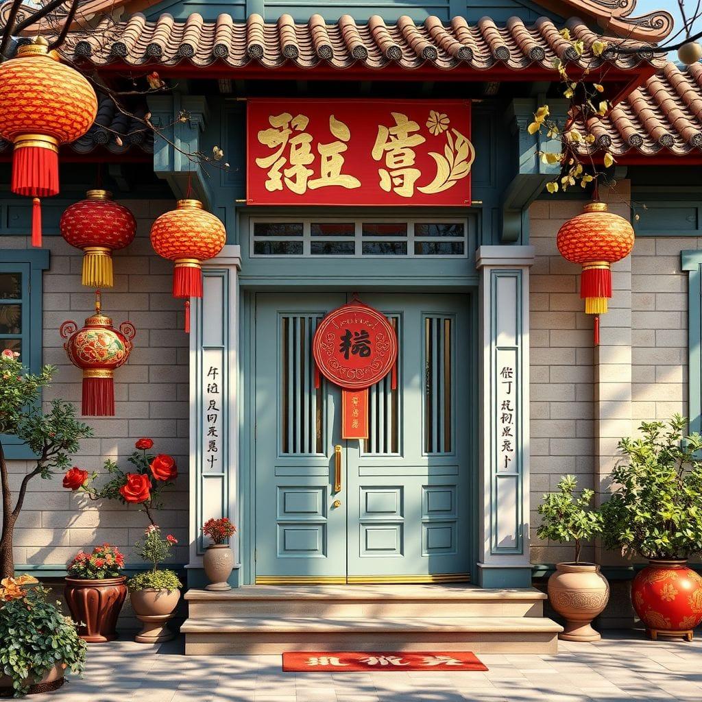 Chinese New Year House Exterior design example 1