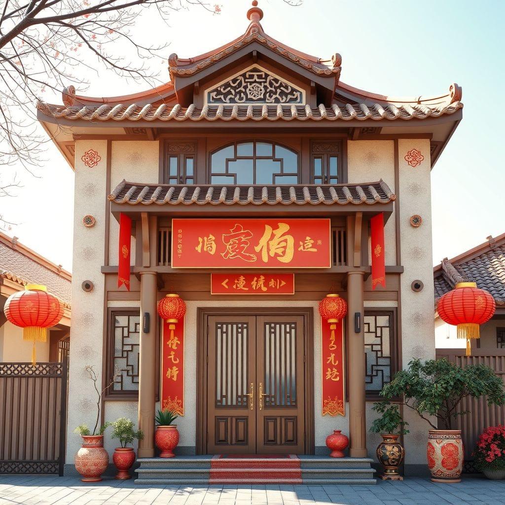 Chinese New Year House Exterior design example 2