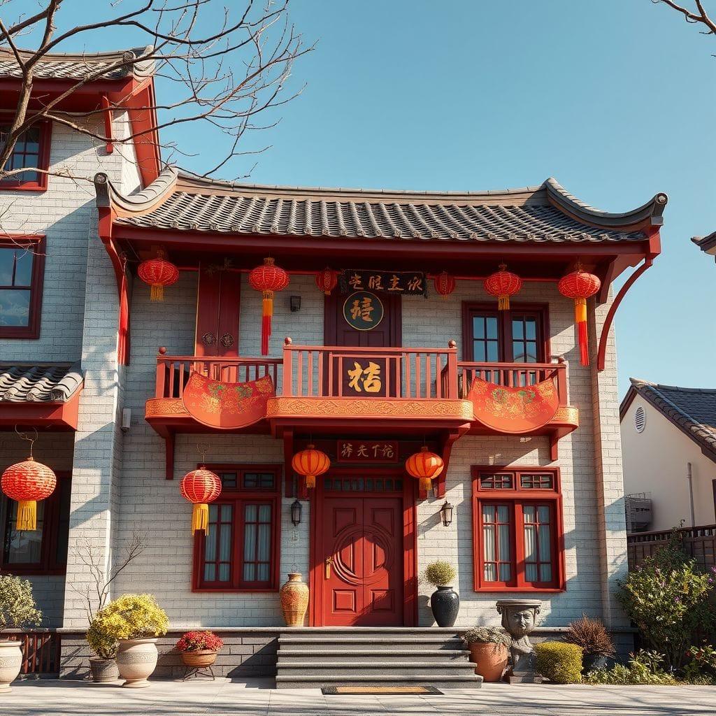 Chinese New Year House Exterior design example 3