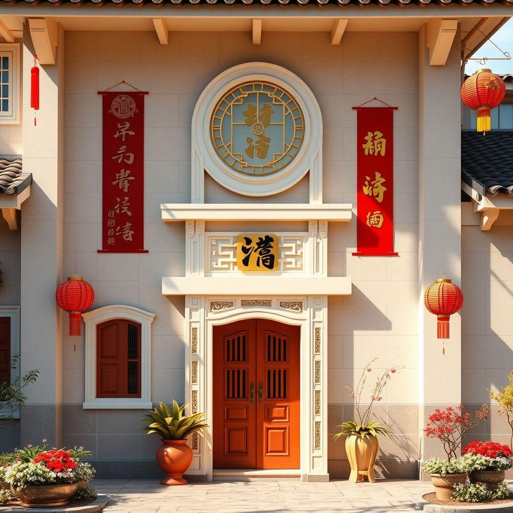Chinese New Year House Exterior design example 4