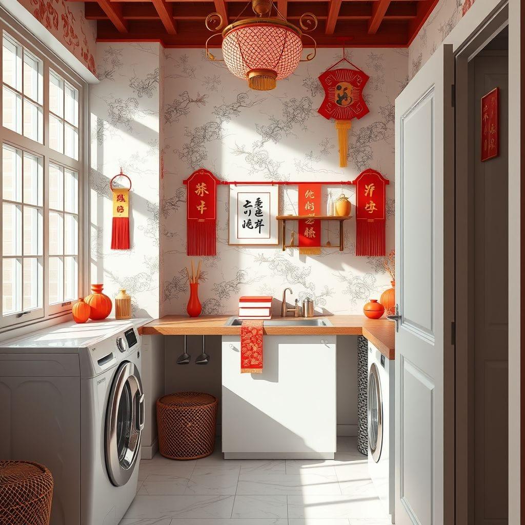 Chinese New Year Laundry Room design example 1