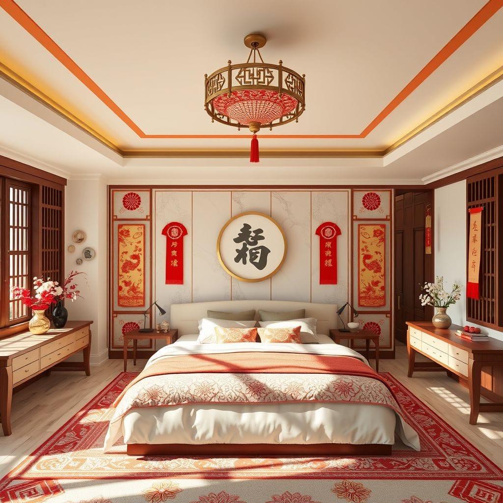 Chinese New Year Master Bedroom design example 1