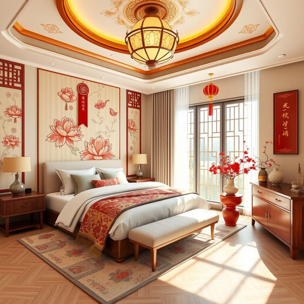 Chinese New Year Master Bedroom design example 4
