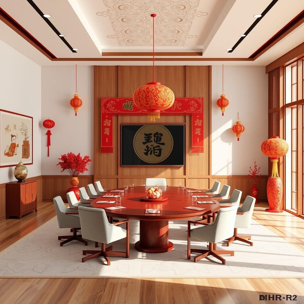 Chinese New Year Meeting Room design example 2