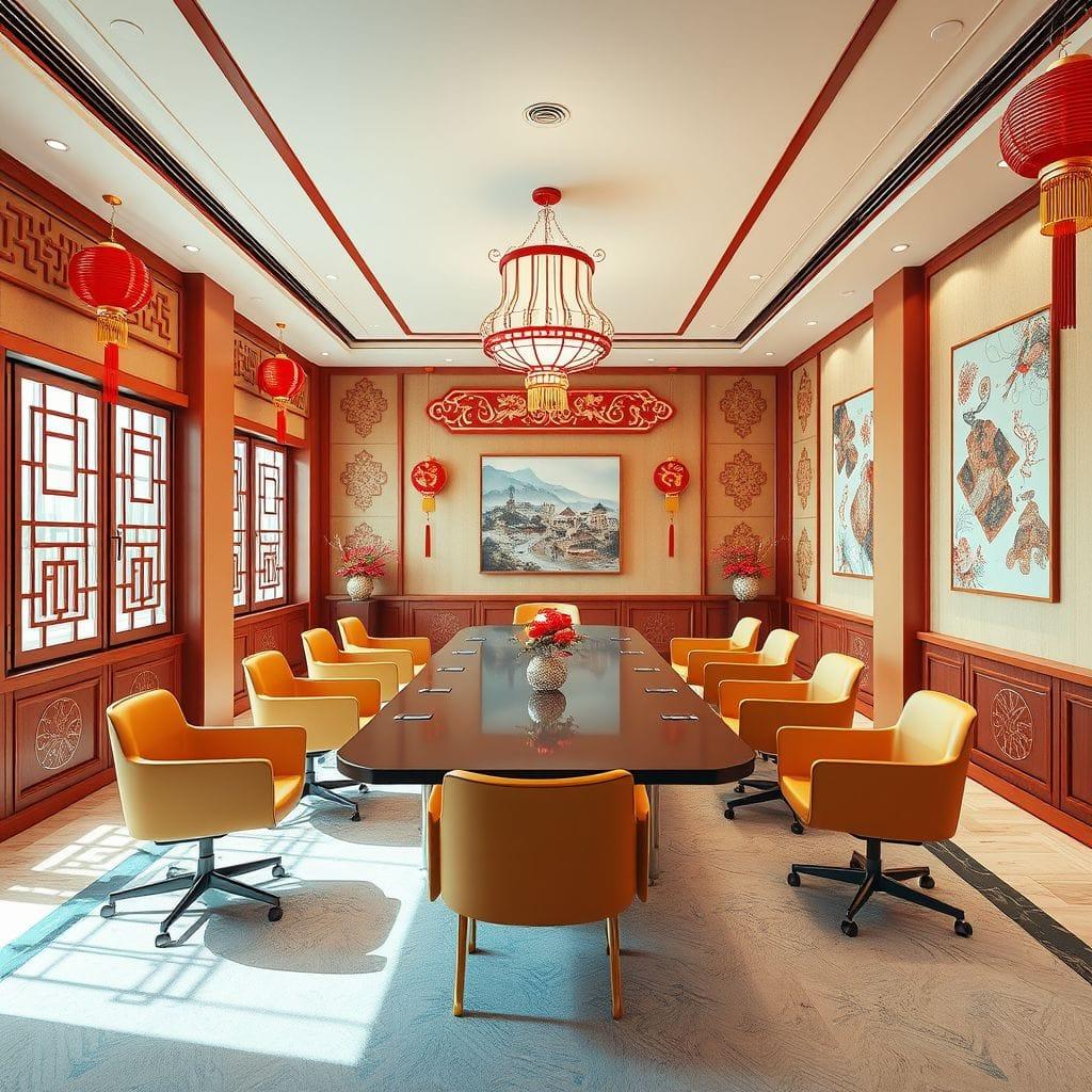 Chinese New Year Meeting Room design example 3