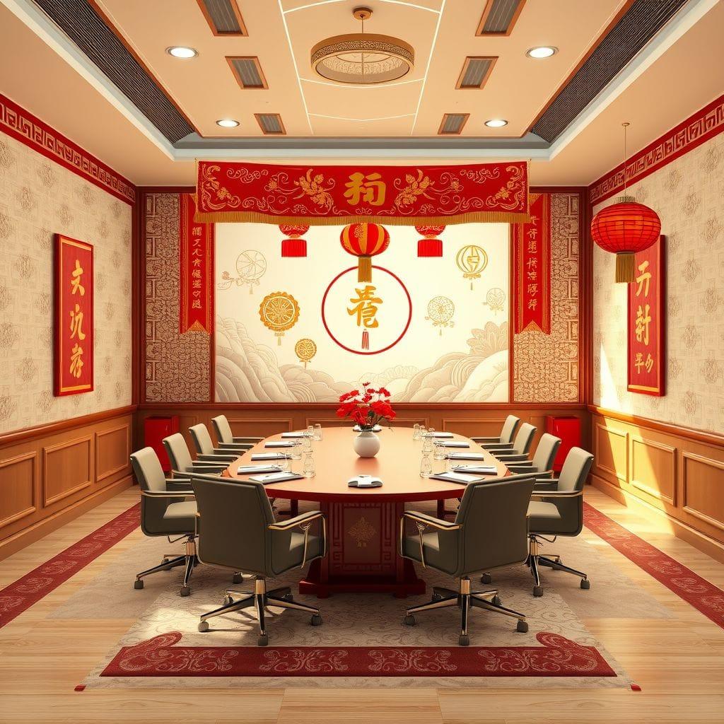 Chinese New Year Meeting Room design example 4
