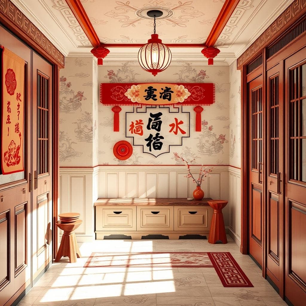 Chinese New Year Mudroom design example 1