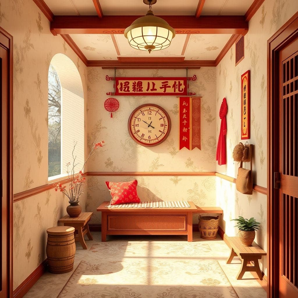 Chinese New Year Mudroom design example 2