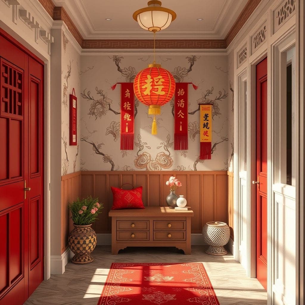 Chinese New Year Mudroom design example 4
