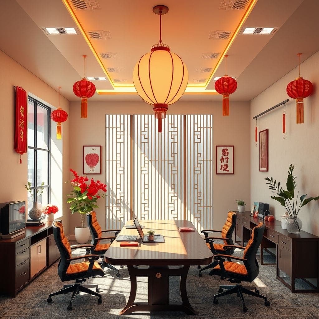 Chinese New Year Office design example 1