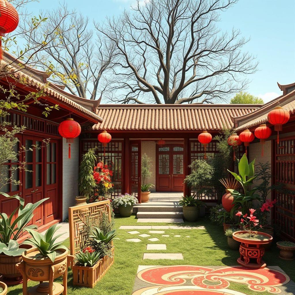 Chinese New Year Outdoor Garden design example 2