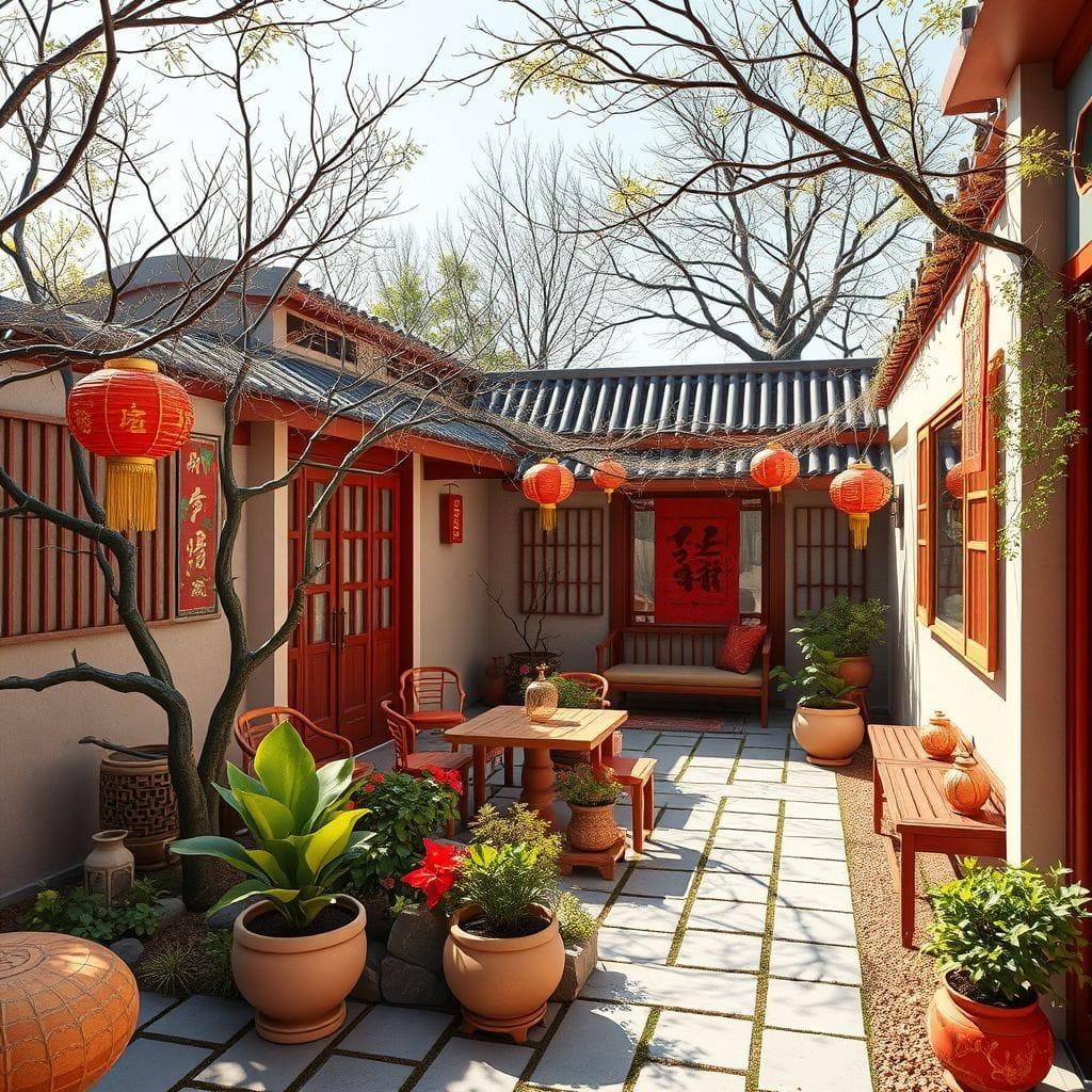 Chinese New Year Outdoor Garden design example 3