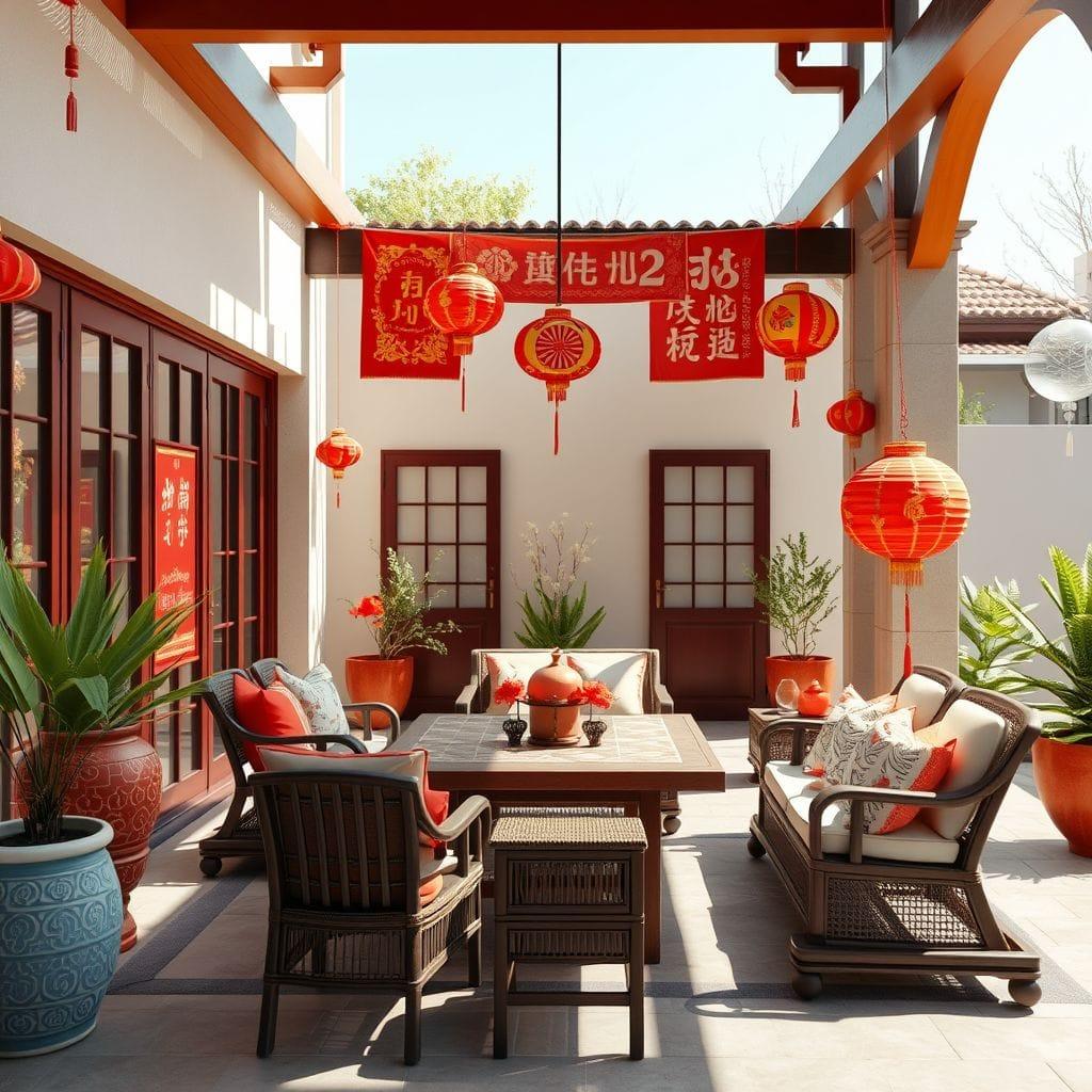 Chinese New Year Outdoor Patio design example 3
