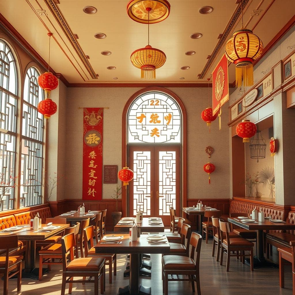 Chinese New Year Restaurant design example 1