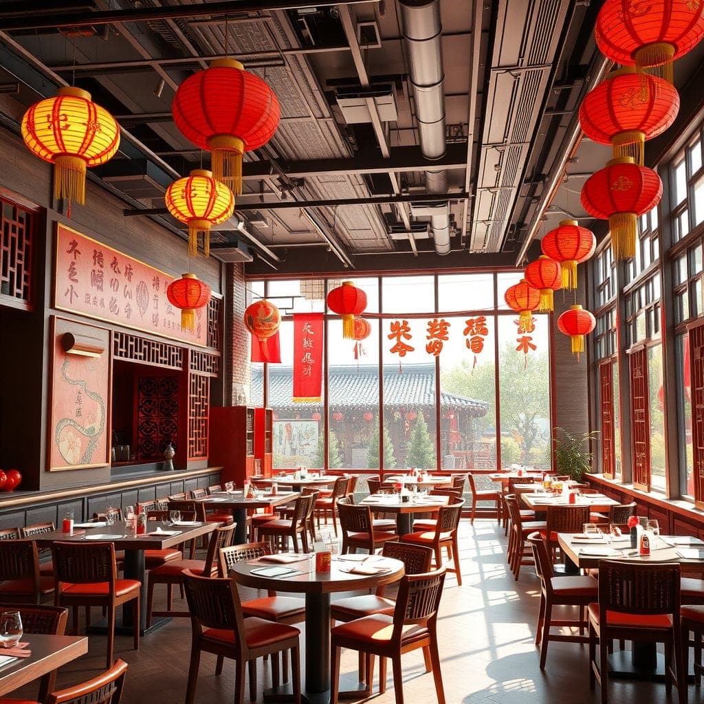 Chinese New Year Restaurant design example 2