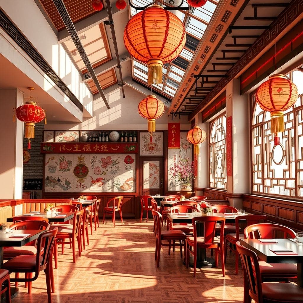 Chinese New Year Restaurant design example 3