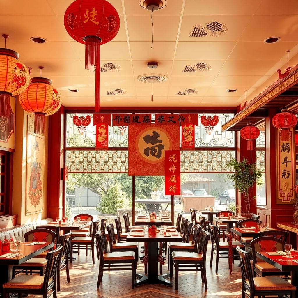 Chinese New Year Restaurant design example 4