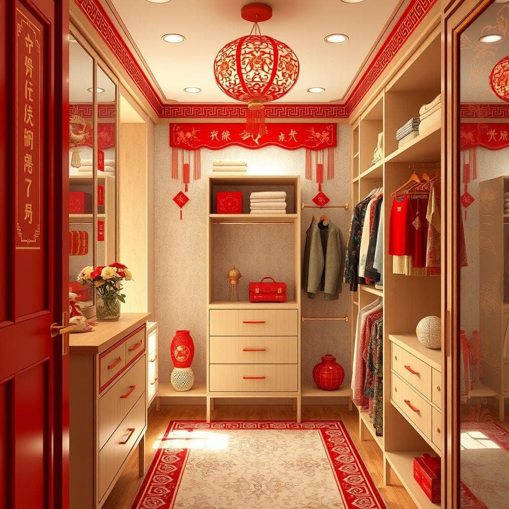 Chinese New Year Walk-in Closet design example 3
