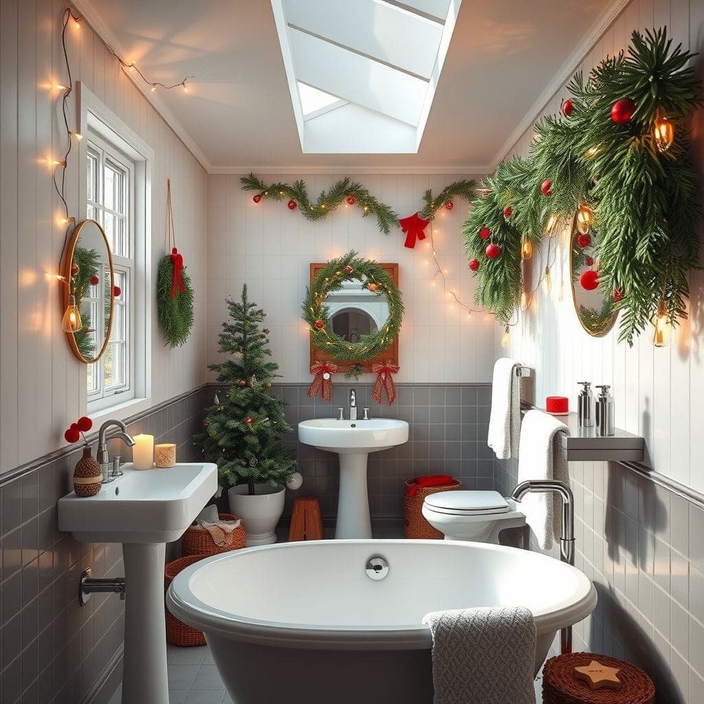 Christmas Bathroom design example 1