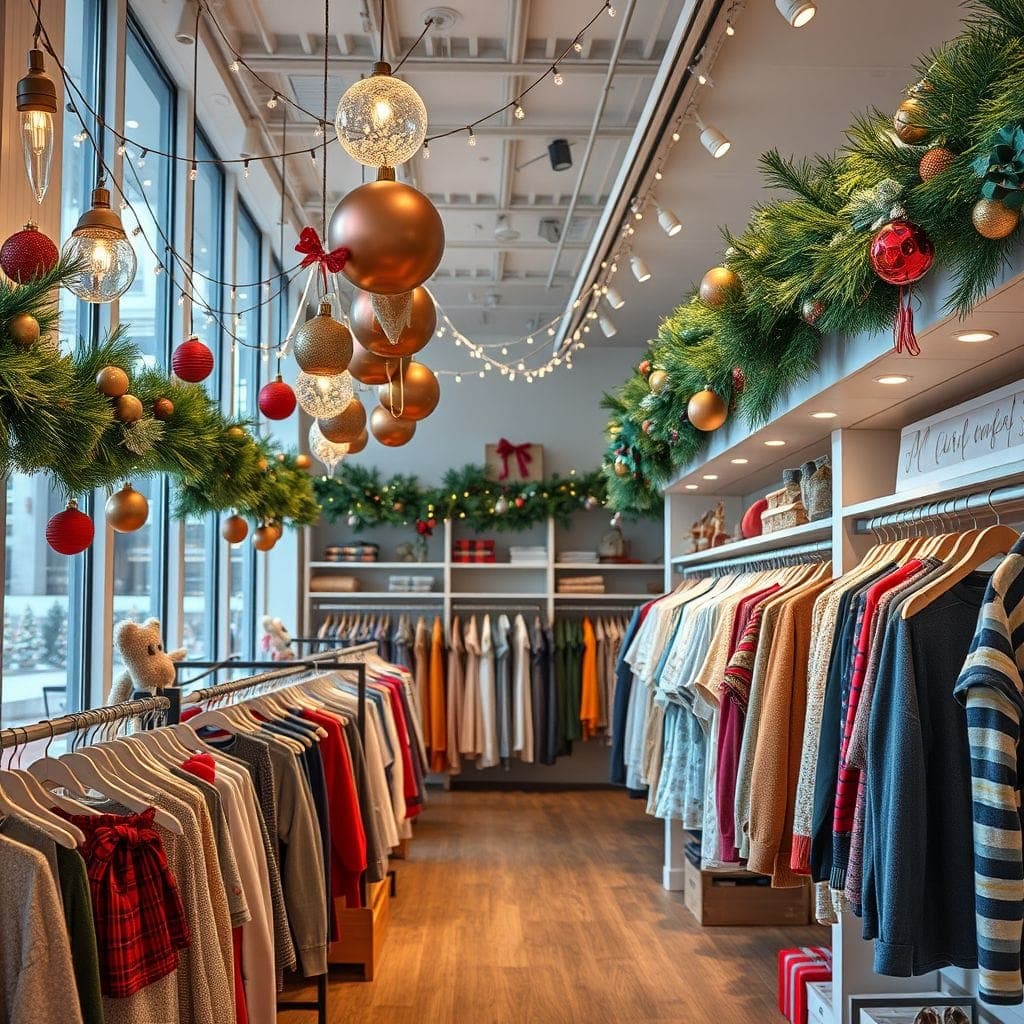 Christmas Clothing Store design example 1