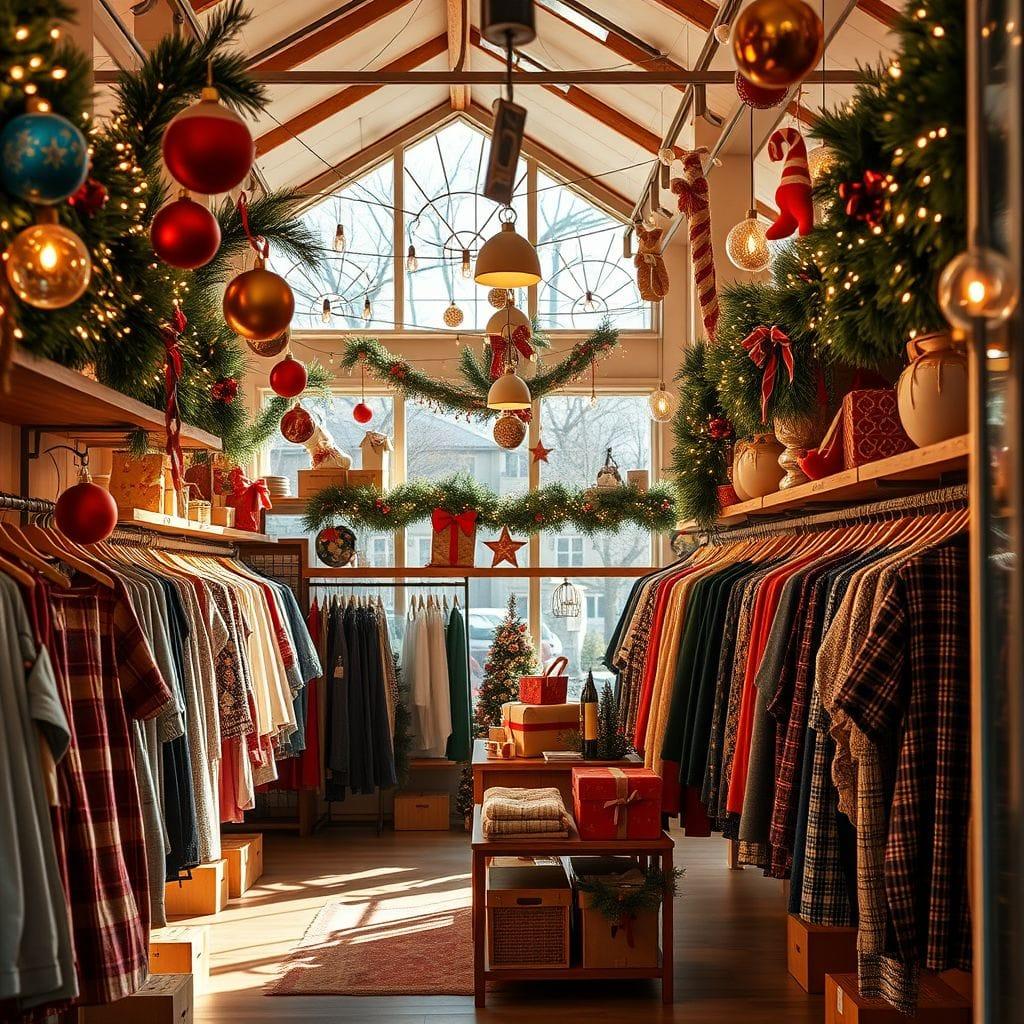 Christmas Clothing Store design example 2