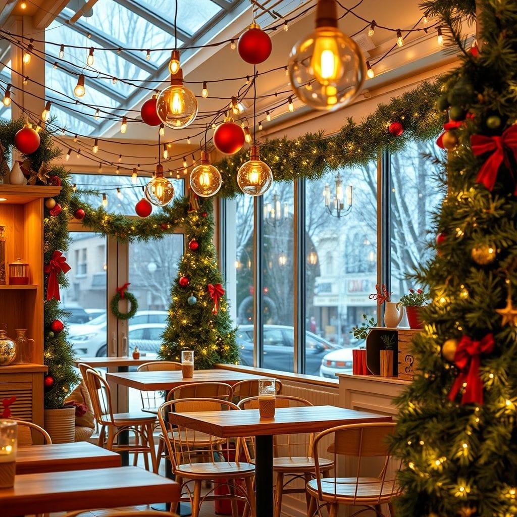 Christmas Coffee Shop design example 2