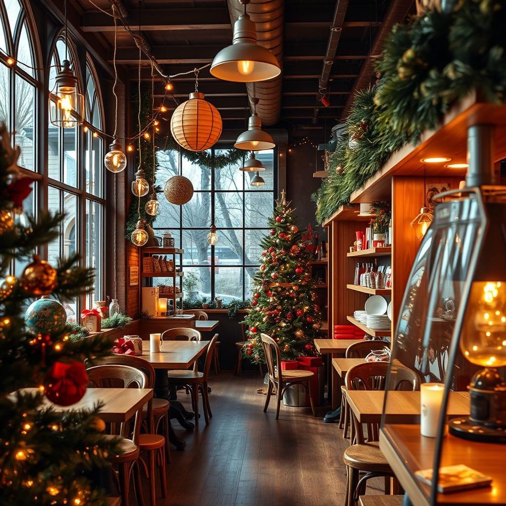 Christmas Coffee Shop design example 3