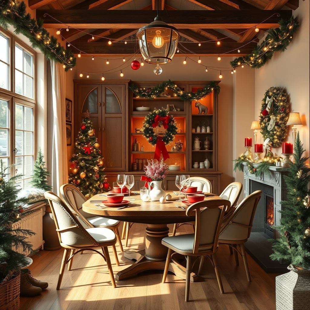 Christmas Dining Room design example 1