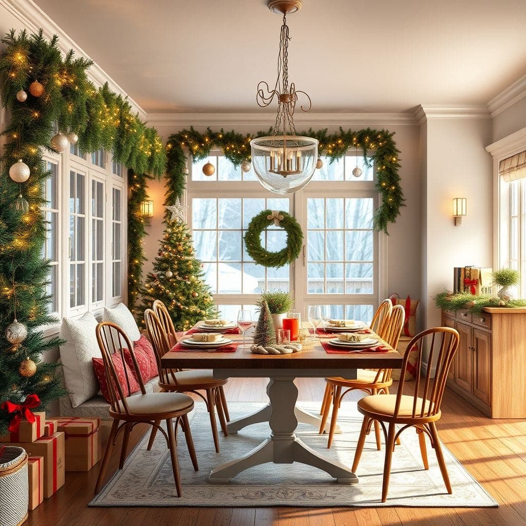 Christmas Dining Room design example 4