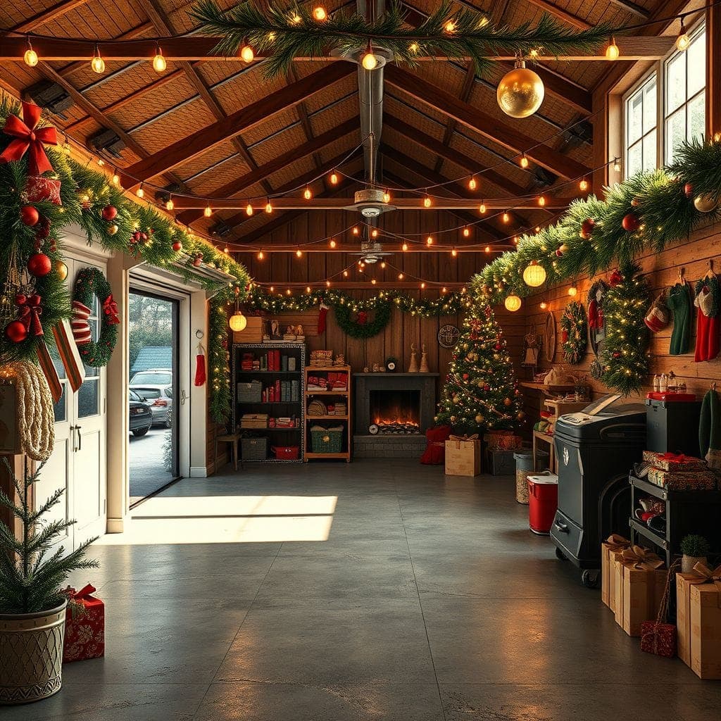 Christmas Garage design example 1