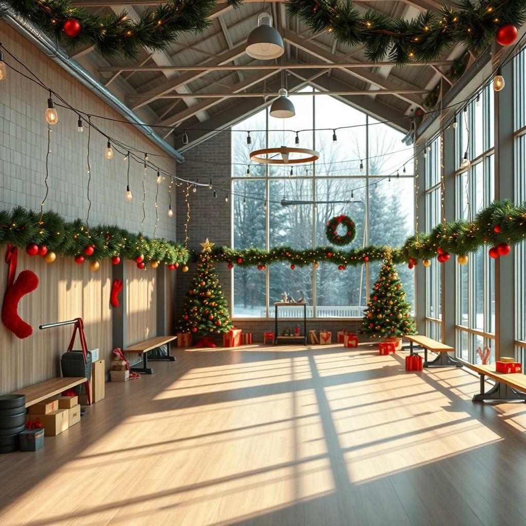 Christmas Gym design example 1