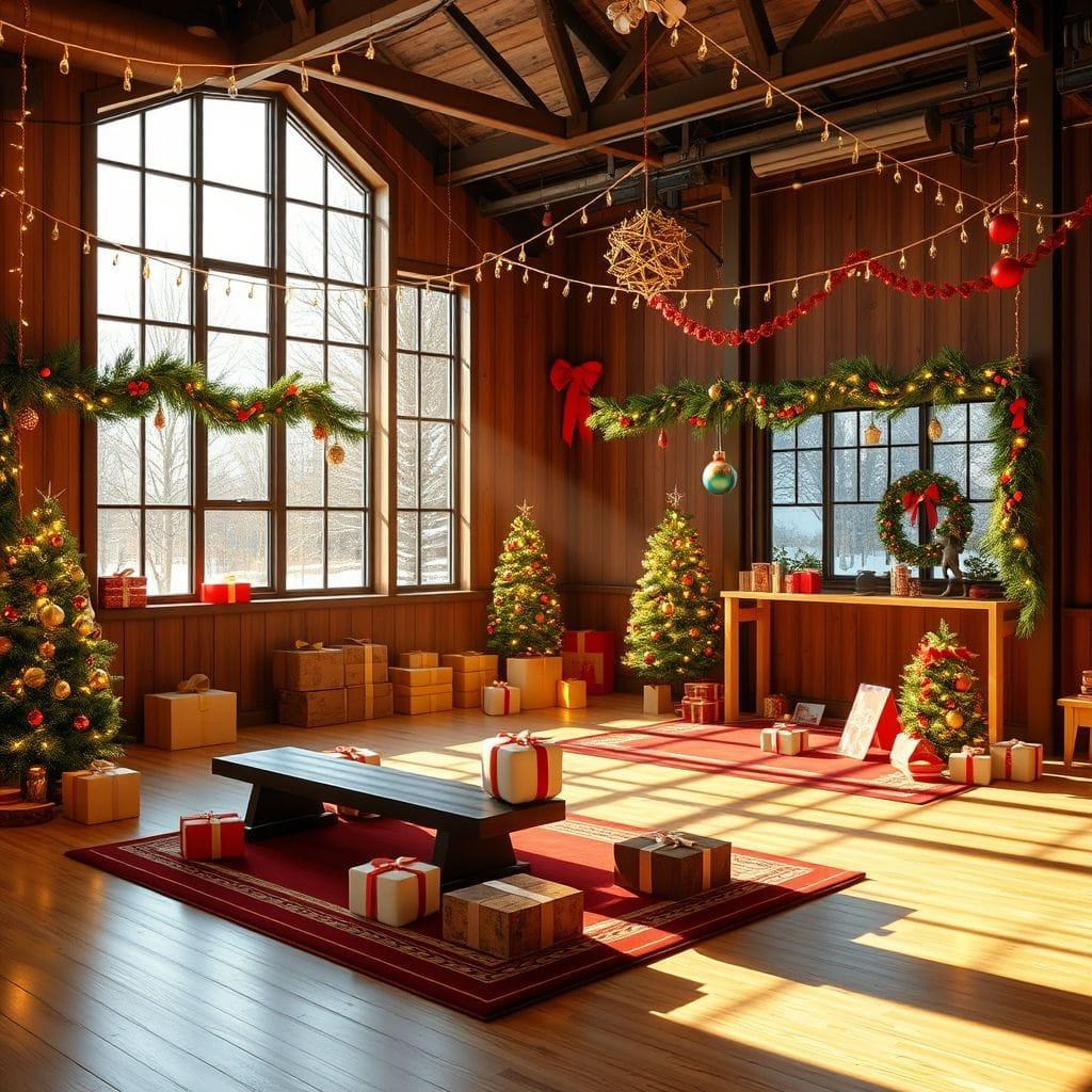 Christmas Gym design example 4