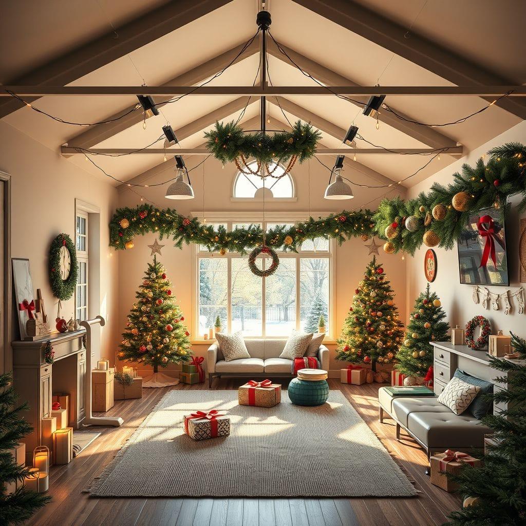 Christmas Home Gym design example 1